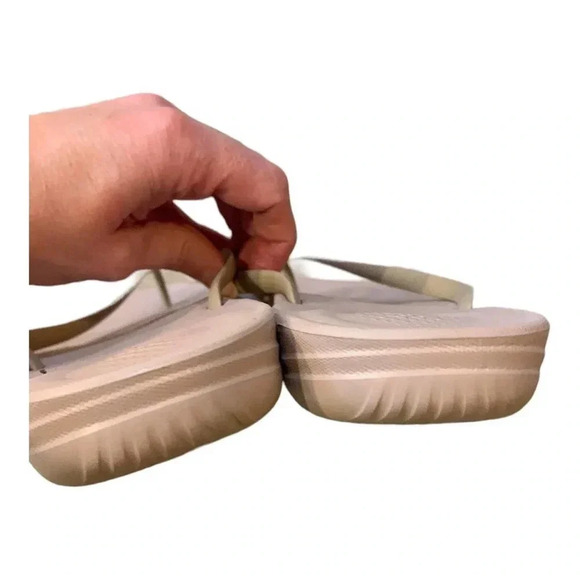 Fitflop thong flip flops light pink size 11 - Picture 6 of 6